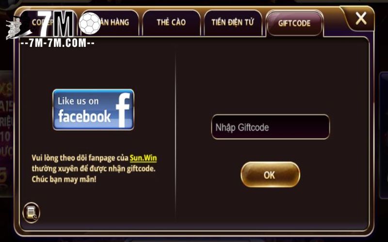 SUNWIN tặng code miễn phí Minigame trên Fanpage