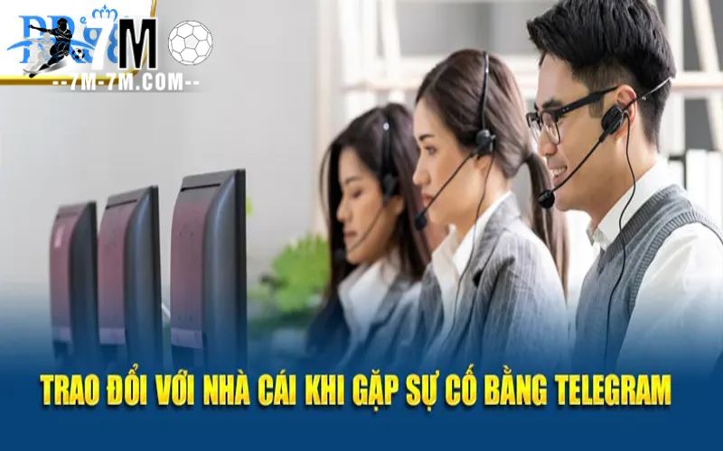 Trao đổi với nhà cái khi gặp sự cố bằng Telegram