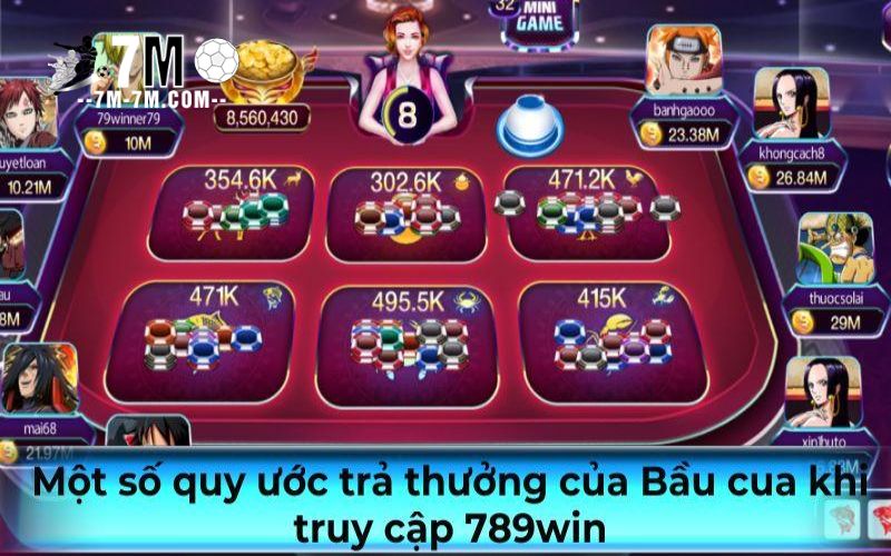 Một số quy ước trả thưởng của Bầu cua khi truy cập 789win
